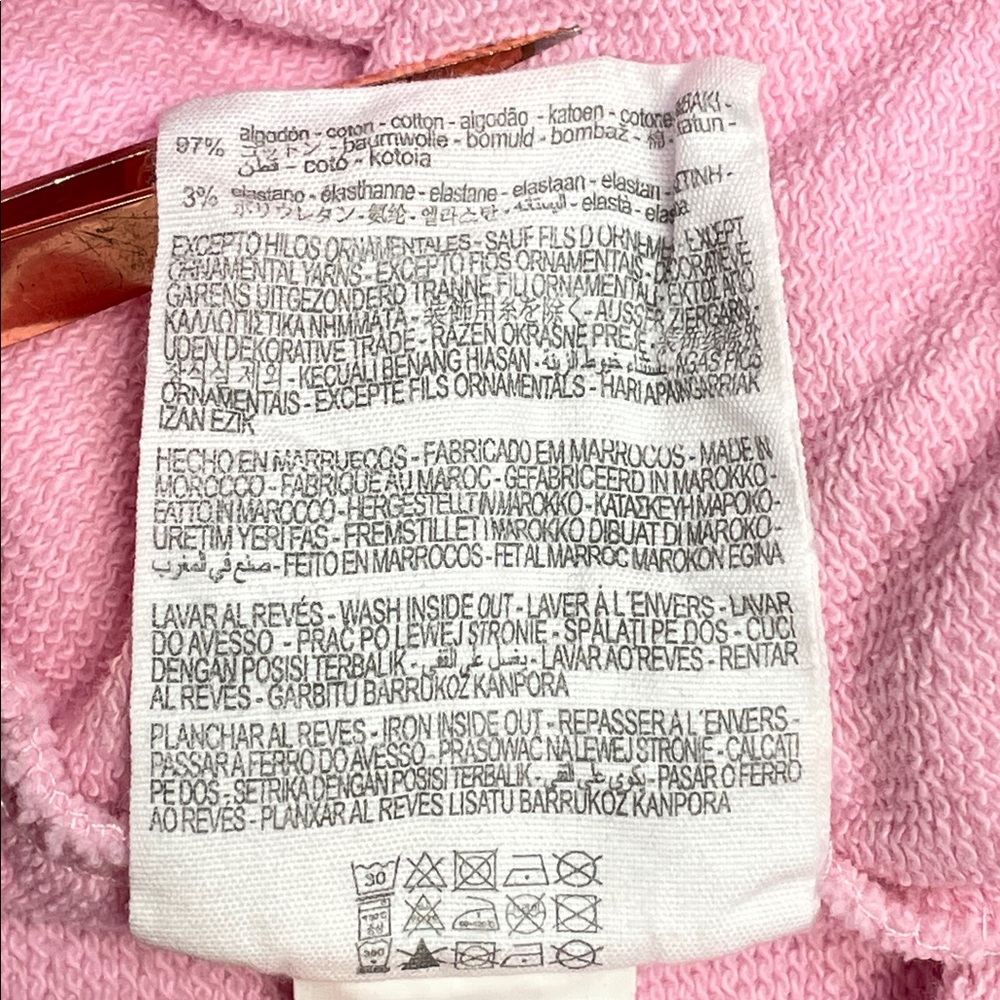 Barbie x Zara “Barbie 1959” Mattel Inc Pink Jogger Sweatpants Pockets M - Picture 16 of 16